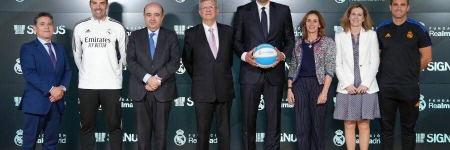 SIGNUS renueva su colaboración con la Fundación Real Madrid por quinto año consecutivo