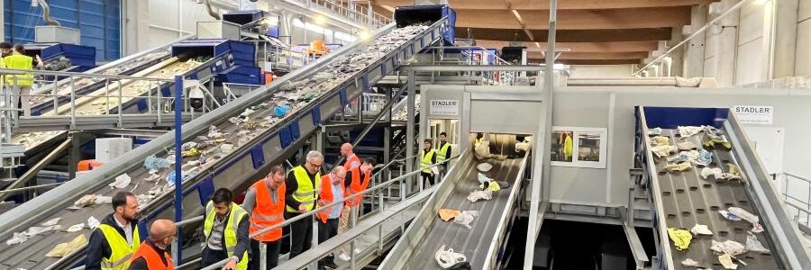 “Circular Plastic”: la innovadora planta de clasificación diseñada por STADLER cierra el bucle de la economía circular del plástico en Turín (Italia)