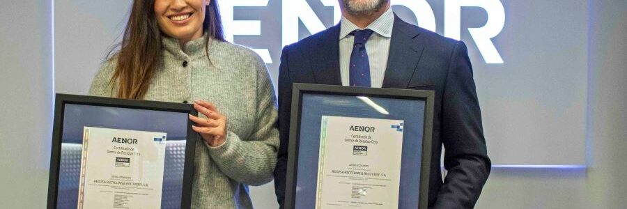 REGUSA, primera empresa del sector con certificación ‘Gestor Residuo Cero’ de AENOR