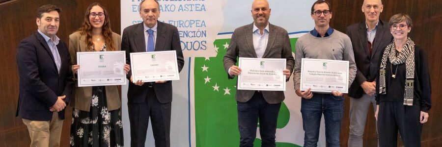 Seleccionados cinco proyectos vascos para los premios europeos de prevención de residuos