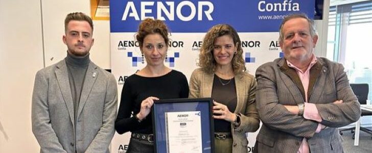 Cordoplas obtiene la certificación Aenor de fin de condición de residuos termoplásticos